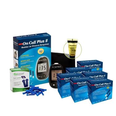 Imagem de Monitor De + 300 Tiras + 100 Lancetas + 1 Lí