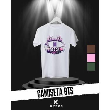 Imagem de Camiseta BTS - 100% Algodão Unissex, Verde, M