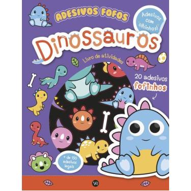Imagem de Livro - Adesivos Fofos - Dinossauros