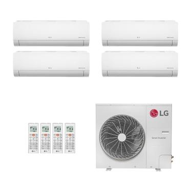 Imagem de Ar-Condicionado Multi Split Inverter LG 52.000 (3x Evap HW 9.000 + 1x Evap HW 18.000) Só Frio 220V								