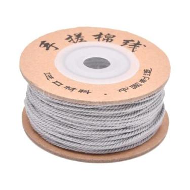 Imagem de Corda De Algodão Trançada De 3 Fios Para Macramê, Fio Para Miçangas, C