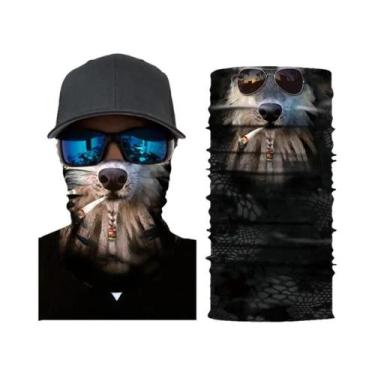 Imagem de Bandana Mágica Sem Costura Monkey Shark, Protetor De Pescoço, Tubo Pro