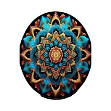 Imagem de Pintura Em Diamante Mandala Com Pedrinhas, Mosaico Floral, Presente Ar