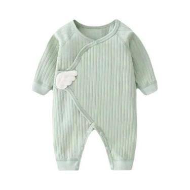 Imagem de Macacão De Algodão Para Bebês Recém-nascidos, Meninos E Meninas, Com E