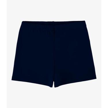 Imagem de Shorts Básico Infantil Feminino Rovi Kids Azul, Azul, 14