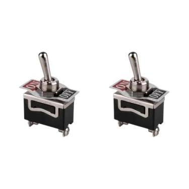 Imagem de Interruptor De Alavanca 12V Para Automóveis E Barcos, À Prova d'Água, 