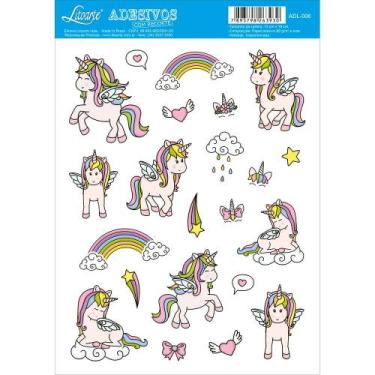 Imagem de Adesivo LT - Unicornios Infantil - Litoarte