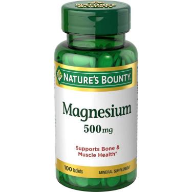 Imagem de Suplemento Nature'S Bounty Magnésio 500 Mg 100 Comprimidos-Unissex