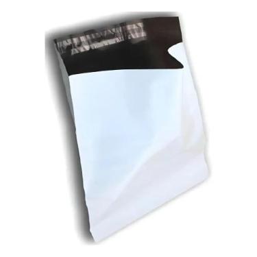 Imagem de 100 Envelopes De Segurança 40x50 Branco Saco Lacre Embalagem - Congrat