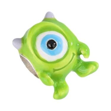 Imagem de Pingente De Prata Esterlina 925 Mike Wazowski Para Pulseiras DIY, Joia