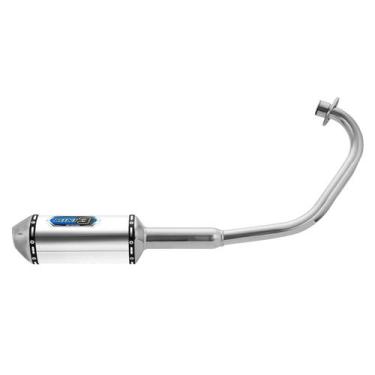 Imagem de Escapamento Pro Tork Mini 3 Titan Ks 125 Fan 2000 À 2008 Curva Cromada