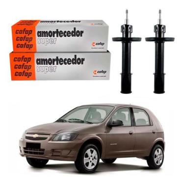 Imagem de Par Amortecedor Dianteiro Chevrolet Celta 1.0 2013 A 2016 - Cofap