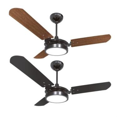 Imagem de Ventilador Teto Valen Led 18W Ventex 150W Silencioso Turbo 3 Velocidad