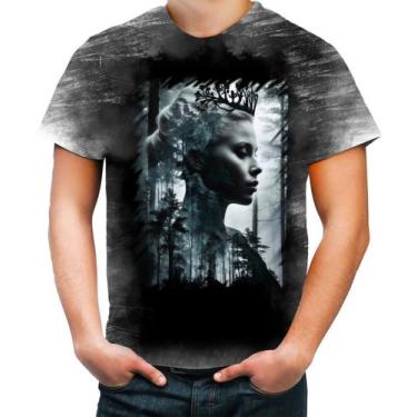 Imagem de Camiseta Desgaste Pesca Rainha da Floresta Nórdica 6 - Kasubeck Store®