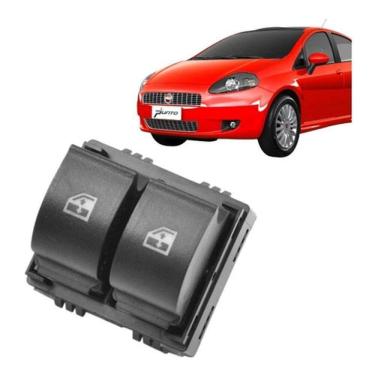 Imagem de Tecla Acionadora de Vidro Elétrico Dupla para Painel Modelo F103 Compatível com Fiat Punto G1 2007