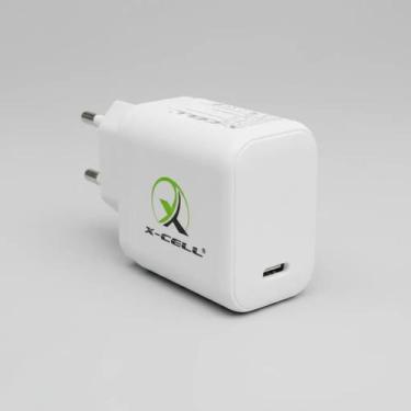 Imagem de Carregador Turbo GaN XCell XCUR90 40W, USBC PD, Bivolt, Compacto, Supe