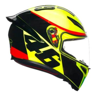 Imagem de Capacete AGV K1S Grazie Vale Preto e Amarelo, 58