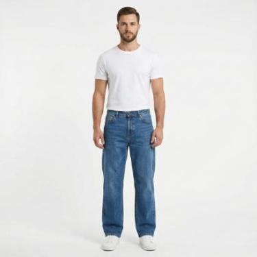 Imagem de Calça Jeans Masculina Reta Conforto e Estilo o Dia Todo ZZ70885-Masculino