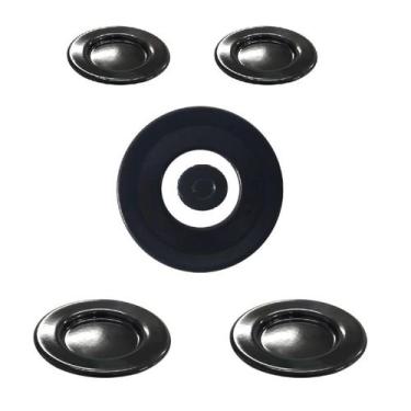 Imagem de Kit 5 Espalhadores Tampinhas Fogão Atlas Agile Glass 5 Bocas - Jangada