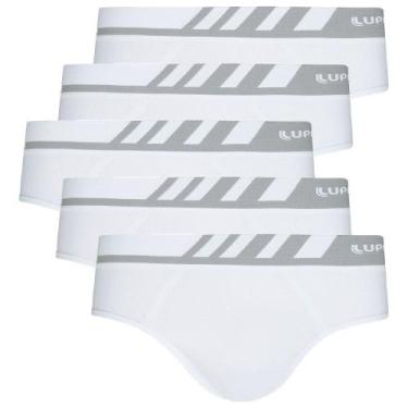 Imagem de Kit 5 Cuecas Lupo Slip 691 Microfibra Sem costura original nfe, GG, So