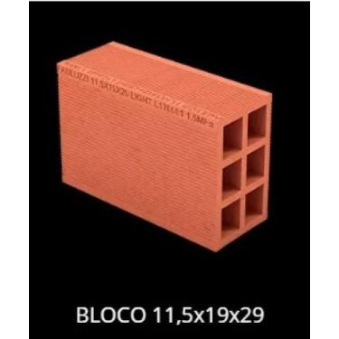 Imagem de Tijolo Reboco 11.5x19x29cm 280 Pçs Paulu - Nao informado