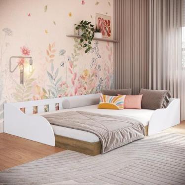 Imagem de Cama Casal Montessoriana Infantil 140 Memphis - Art in Móveis
