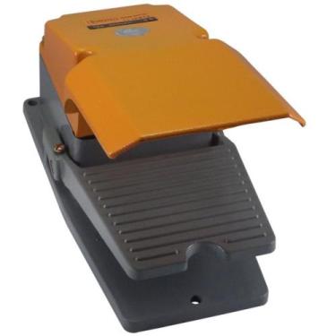 Imagem de Interruptor Pedal Pedaleira LLJFS13 Corpo Metálico com Capa Protetora 