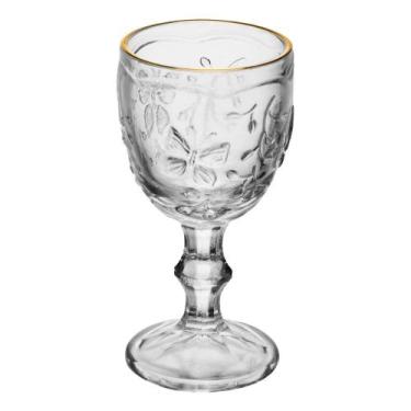 Imagem de Conjunto 6 Taças de Licor New Butterfly Com Fio De Ouro 50Ml - Wolff