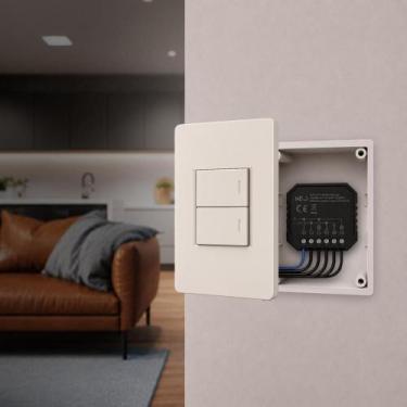 Imagem de Modulo Rele Interruptor Inteligente Duo Wi-Fi 2X5A Bivolt Cod: 2919909