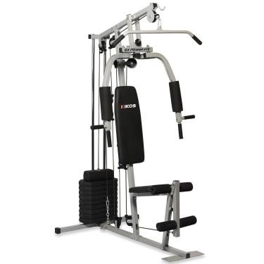 Imagem de Estação de Musculação 50kg Kikos Gx Power Fit com 25 Exercícios para Treino em Casa