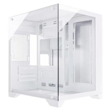 Imagem de Gabinete gamer micro atx sem fan sem fonte duex dxss05w branco