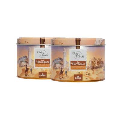 Imagem de Kit 2 Lata Chás do Mundo Marroquino Chamel 50g
