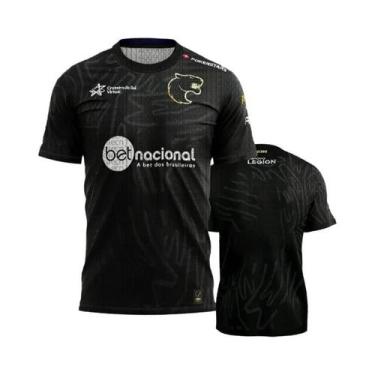 Imagem de Camiseta Esportiva Uniforme Da Equipe FURIA Preta, Jersey Da Temporada