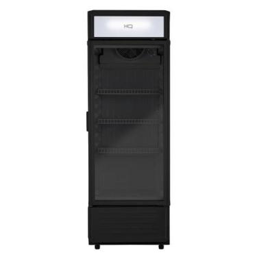 Imagem de Refrigerador Expositor Vertical Porta de Vidro HQ 225 Litros Preto HQ-
