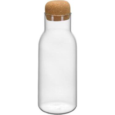 Imagem de Jarra Home&Co 21x8x8cm Borossilicato Transparente 800ml para Água Suco