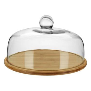 Imagem de Prato Home&Co 19x33x33cm Bambu Natural para Mesa Posta Jantar e Ceia