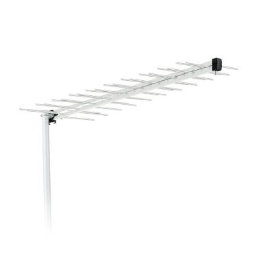 Imagem de Antena Externa Aquário LU40 40 Elementos Ganho 16dBi Filtro 4G Captação HDTV e UHF Preparada para 4K