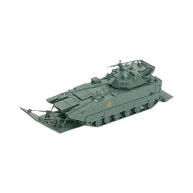 Imagem de Modelo De Brinquedo De Tanque Militar 4D Em Escala 1/72, Míssil Antita