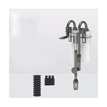 Imagem de ZTBH Bomba de circulação filtro de tanque de peixes aquário, filtro de cachoeira, filtro de circulação pequeno montado na parede durável (cor : XBL-300(S))