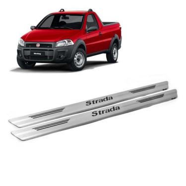 Imagem de Soleira Aço Inox Escovado Porta Mult Strada 2004 A 2020