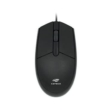 Imagem de C3Tech Mouse USB Preto MS-28BK Ambidestro 1000DPI Compatível MacOS, Linux, Chrome OS, Windows, PC e Mac