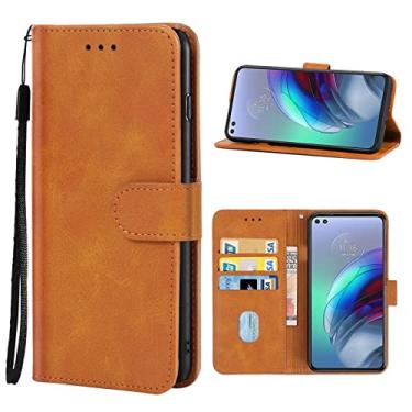 Imagem de Para Motorola Moto Edge S / G100 Correia de Couro