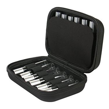 Imagem de Comece capa de transporte de óleos essenciais com capacidade para 12 garrafas. Serve para garrafas de rolo de 5 ml/10 ml. Perfeito para viagens ou uso diário, Preto, 12 Roller Bottles
