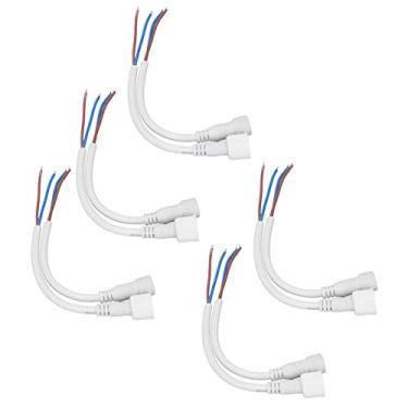Imagem de Conector elétrico de 2 pinos, cabo multifuncional de conexão rápida 5 conjuntos Plug and Play IP65 à prova d'água para instalação de luz LED