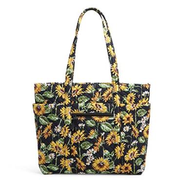 Imagem de Vera Bradley Bolsa feminina de algodão Vera Deluxe, Girassóis - Algodão reciclado, One Size