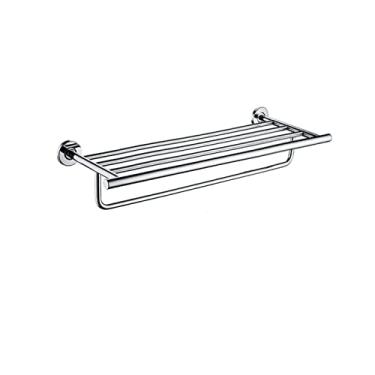 Imagem de Toalheiro de aço inoxidável acessórios para banheiro, ouro escovado, trilho de montagem em parede, toalheiro de chuveiro, suporte de prateleira, cromado, preto fosco, toalheiro A0