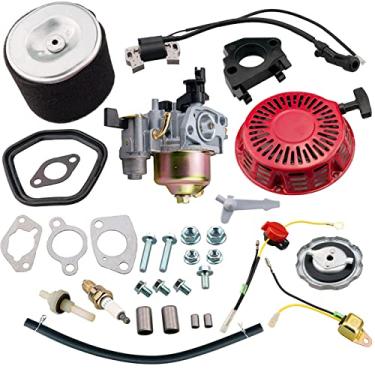 Imagem de JJing Recoil Starter Carburetor Air Filter kit for Honda GX340 GX390 GX420 11Hp 13Hp 16Hp Harbor Freight Predator 420cc Champion 389cc 420cc 439cc Engine Power Equipment