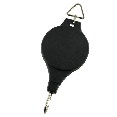 Imagem de Tegg Polia de plantas preta resistente fácil alcance retrátil gancho de polia para pendurar planta Teg polia de planta preta resistente fácil alcance gancho de polia de cabide de plantas retrátil para plano de suspensão