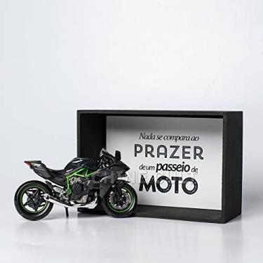 Imagem de Miniatura Kawasaki Ninja H2 R com expositor