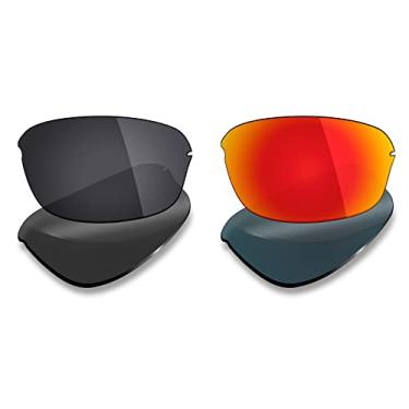 Imagem de Mryok 2 pares de lentes polarizadas de substituição para óculos de sol Oakley Half Wire 2.0 – Opções